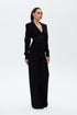 Black Pleated Corset Blouse